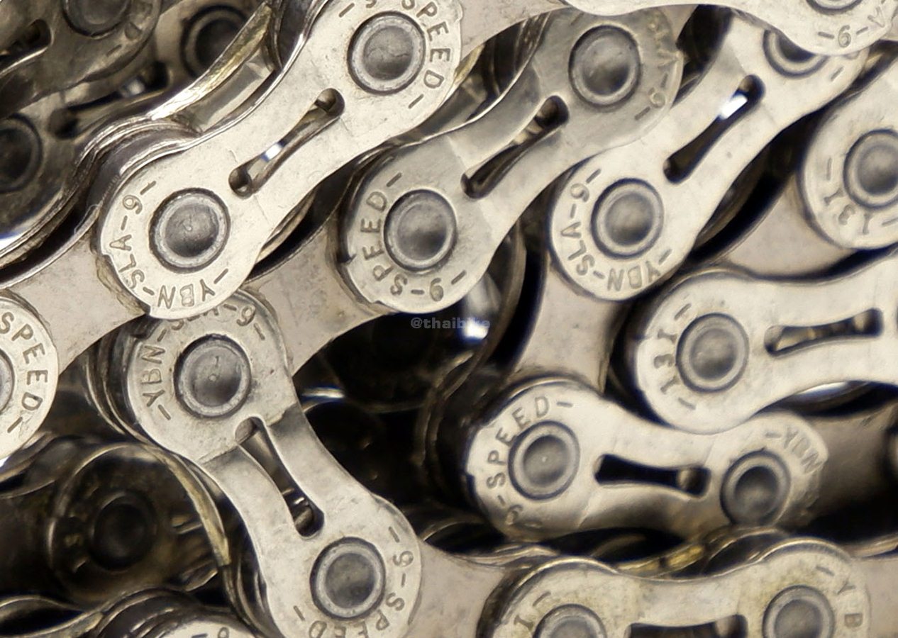 โซ่จักรยาน YBN. / 9sp. / 116L สีเงิน รหัส SLA-H9-S2