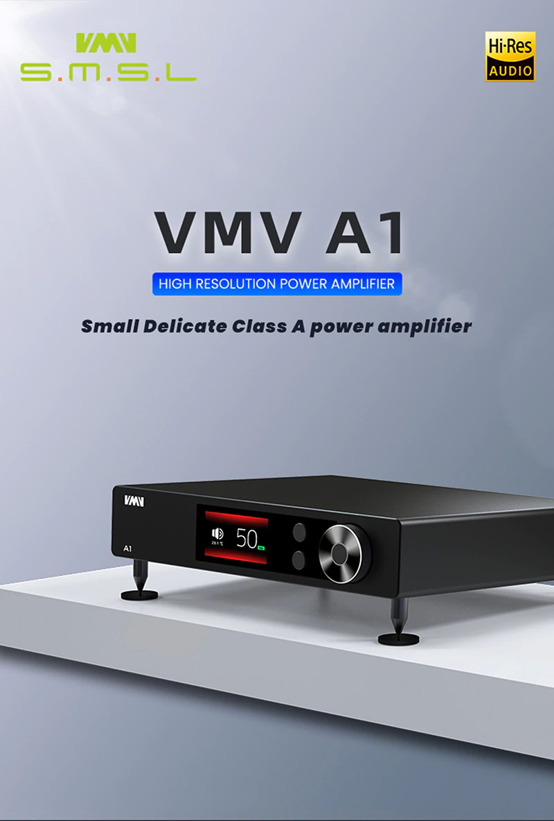 ขาย SMSL VMV A1 แอมป์ตั้งโต๊ะ Class A รองรับ Hi-Res ประกันศูนย์ไทย