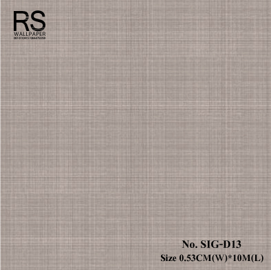 วอลเปเปอร์ ลายกระสอบโทนสีน้ำตาล No.SIG-D13