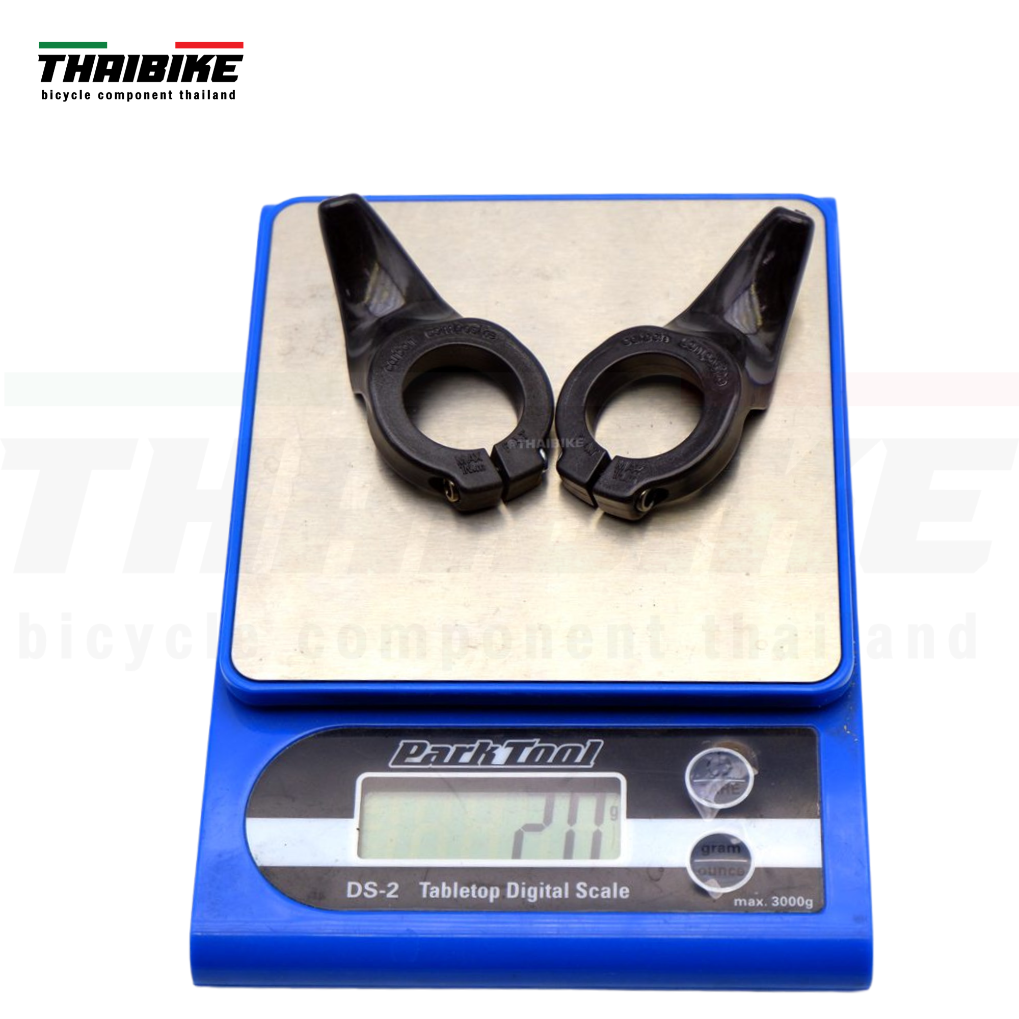 บาร์เอนคาร์บอนแบบสั้น สำหรับติดแฮนด์จักรยานด้านใน