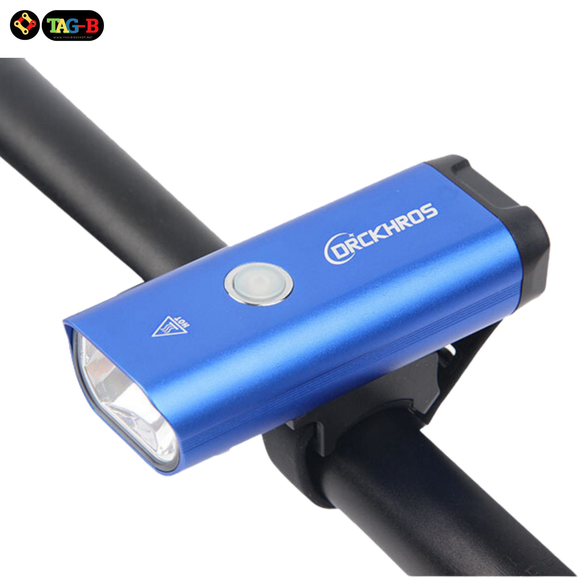 ไฟหน้าจักรยานเสือหมอบ เสือภูเขาแบบสายรัด DRCKHROS T6 จักรยาน
