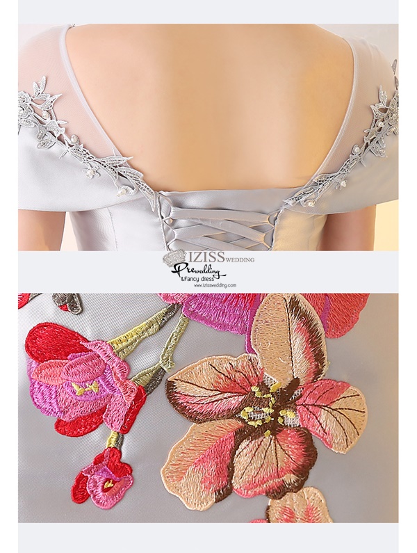 PW609- **พร้อมส่งสีแดง**ชุดกี่เพ้ายาว ชุดยกน้ำชา ชุดถ่ายพรีเวดดิ้ง (prewedding dress) & ชุดแต่งงานแฟนซี (Fancy wedding dress) "ธีมสีแดง"