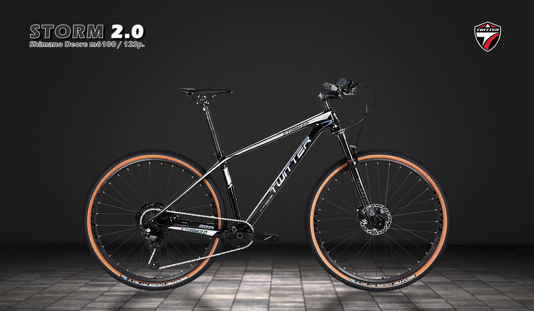 จักรยานเสือภูเขาล้อ 29 นิ้ว TWITTER รุ่น STORM 12Sp. (2021)