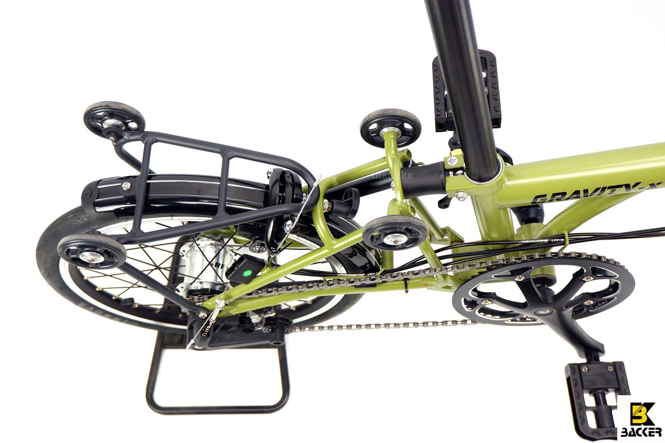 จักรยานพับ BACKER รุ่น Gravity-X รุ่น 6 สปีด แฮนด์ตรง