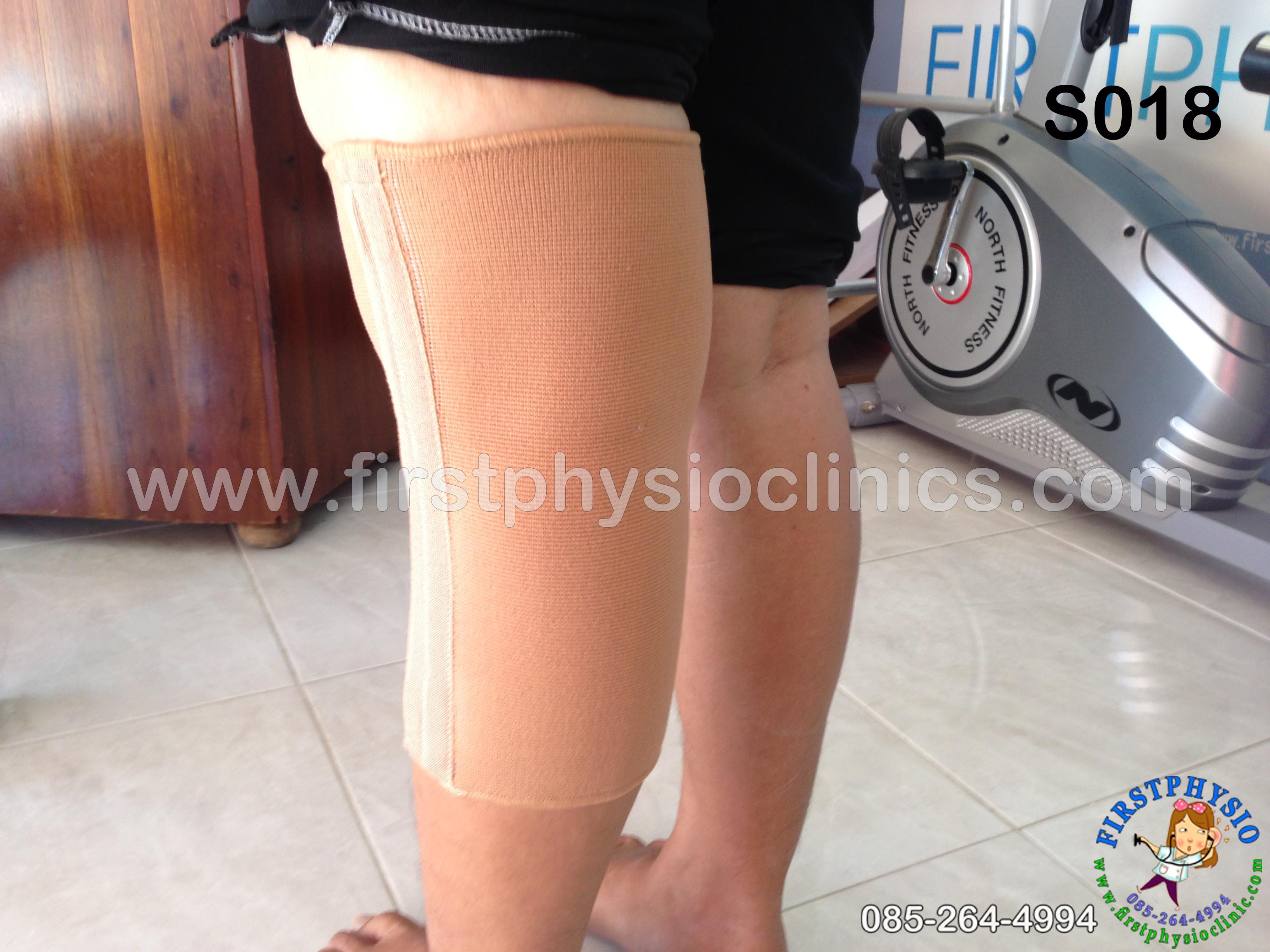 พยุงข้อเข่าและสะบ้าแบบมีแกน พยุงเข่า ที่พยุงเข่า อุปกรณ์พยุงเข่า พยุงหัวเข่ามีแกน2ข้าง Knee Support แบบมีแกน พยุงเข่าแบบมีแกน [Open Patella Flexible Bars]