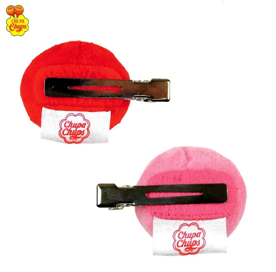 🔥เข้าใหม่ ของแท้🔥กิ๊บติดผมเป็นผ้า ลาย อมยิ้ม Chupa Chups สินค้า 1 แพ็ค มี 1 ชิ้น นำเข้าญี่ปุ่นแท้