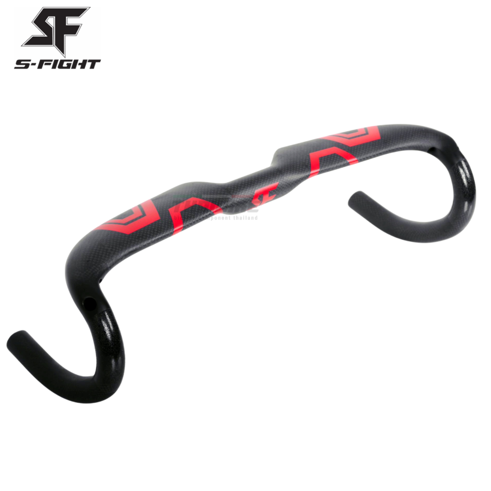 แฮนด์จักรยานเสือหมอบคาร์บอนแอโร่ S-Fight แบบซ่อนสาย