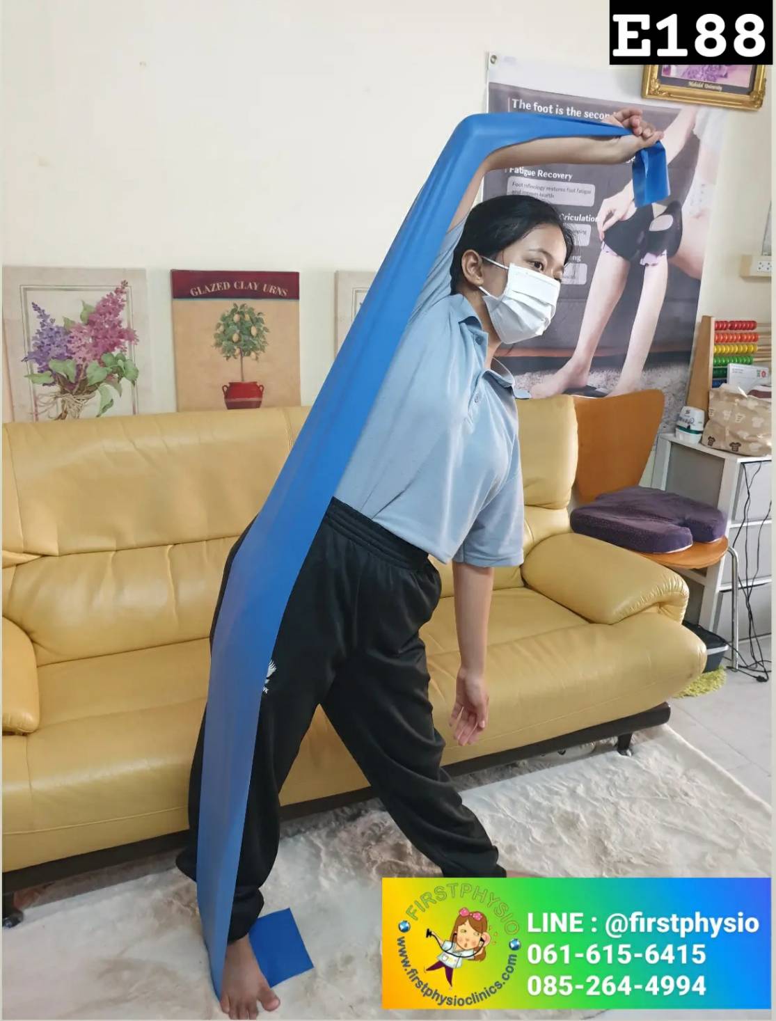 ยางยืดออกกำลังกาย ยางยืด Elastic ยางยืดพิชิตโรค ยางยืดแบน แถบยางยืดเหยียดกล้ามเนื้อ