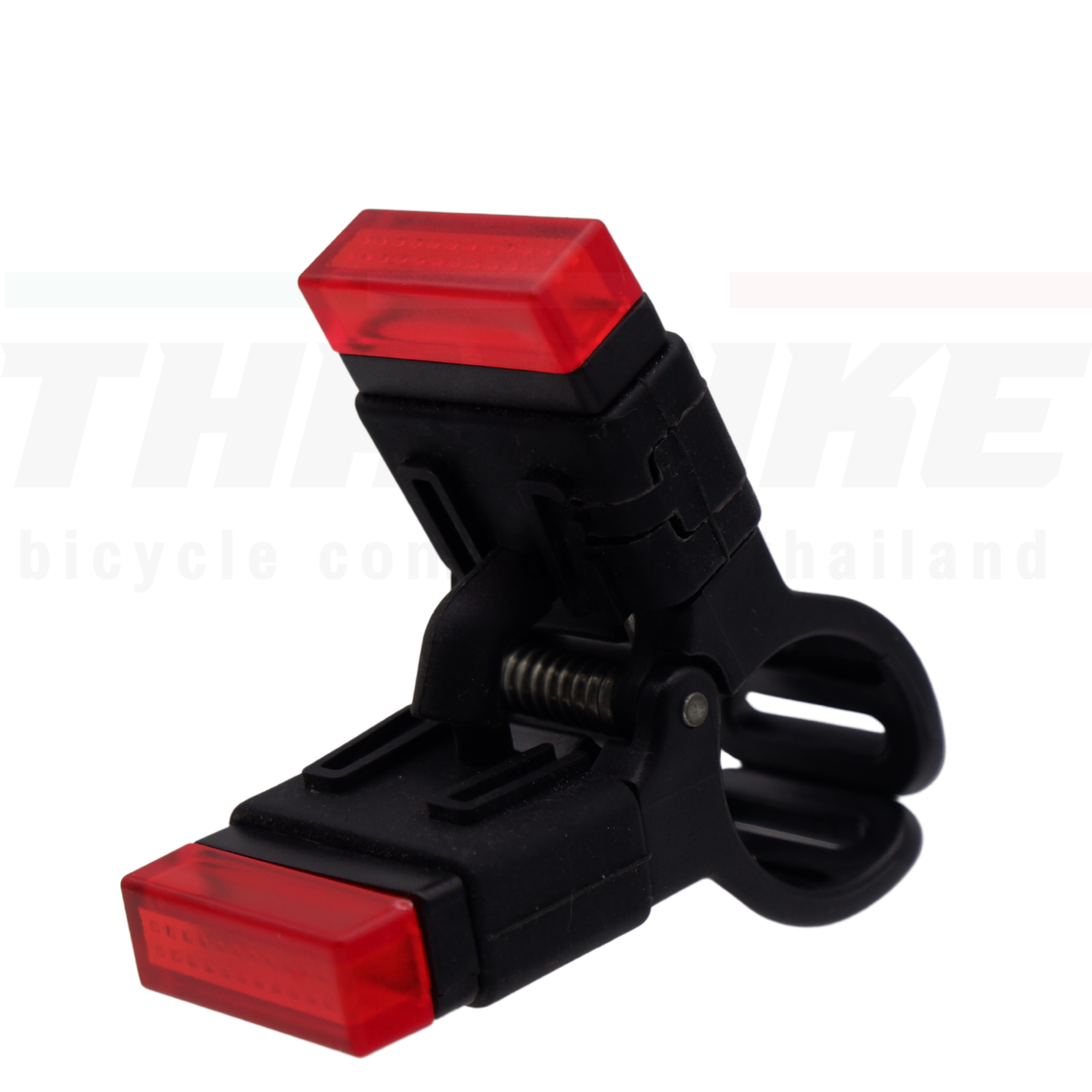 ไฟท้ายจักรยานชาร์จ USB COB หนีบหลักอาน ใช้งานง่าย