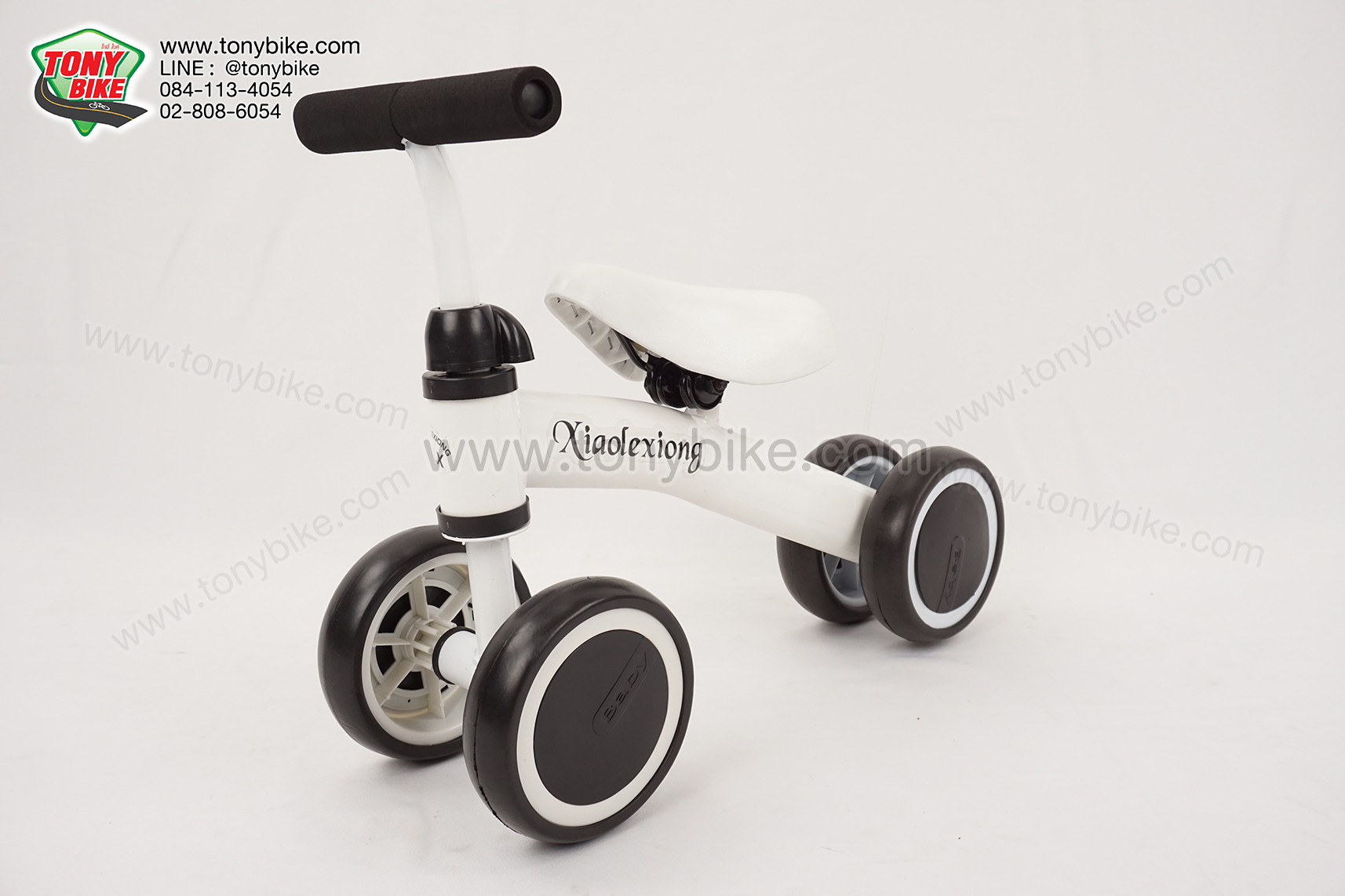 จักรยานขาไถ จักรยาน balance bike สีขาว
