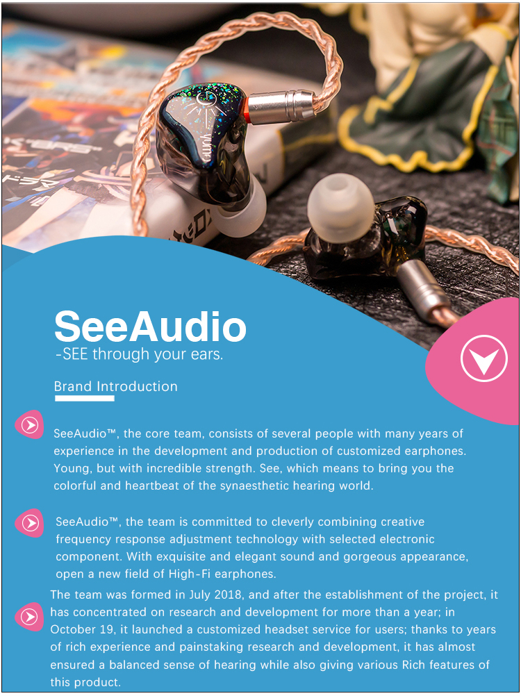 ขาย See Audio YUME หูฟัง 3 ไดรเวอร์ 1DD+2BA ประกันศูนย์ไทย