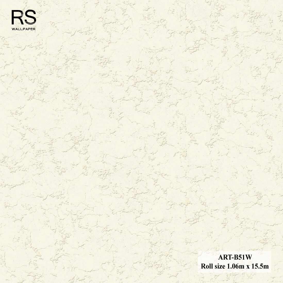 วอลเปเปอร์ ลายหินอ่อนสีครีมขาว ART-B51W