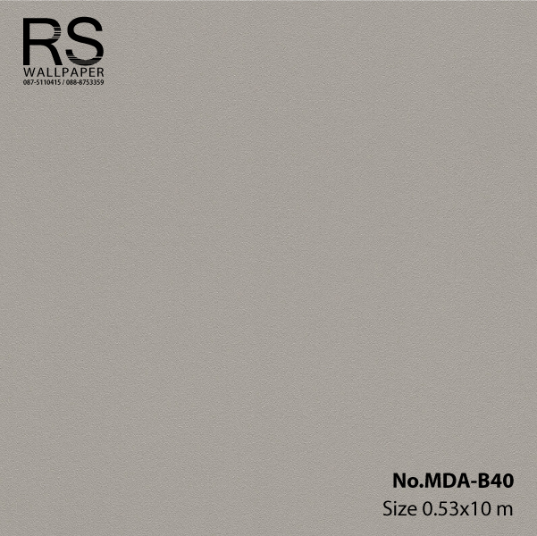 วอลเปเปอร์เทกเจอร์ปูนพื้นสีเทาเข้มอมสีน้ำตาล MDA-B40