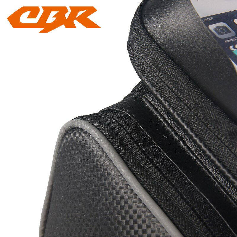 กระเป๋าคาดเฟรมจักรยานใส่มือถือขนาด 6 นิ้วแบบมีกระเป๋าข้าง CBR