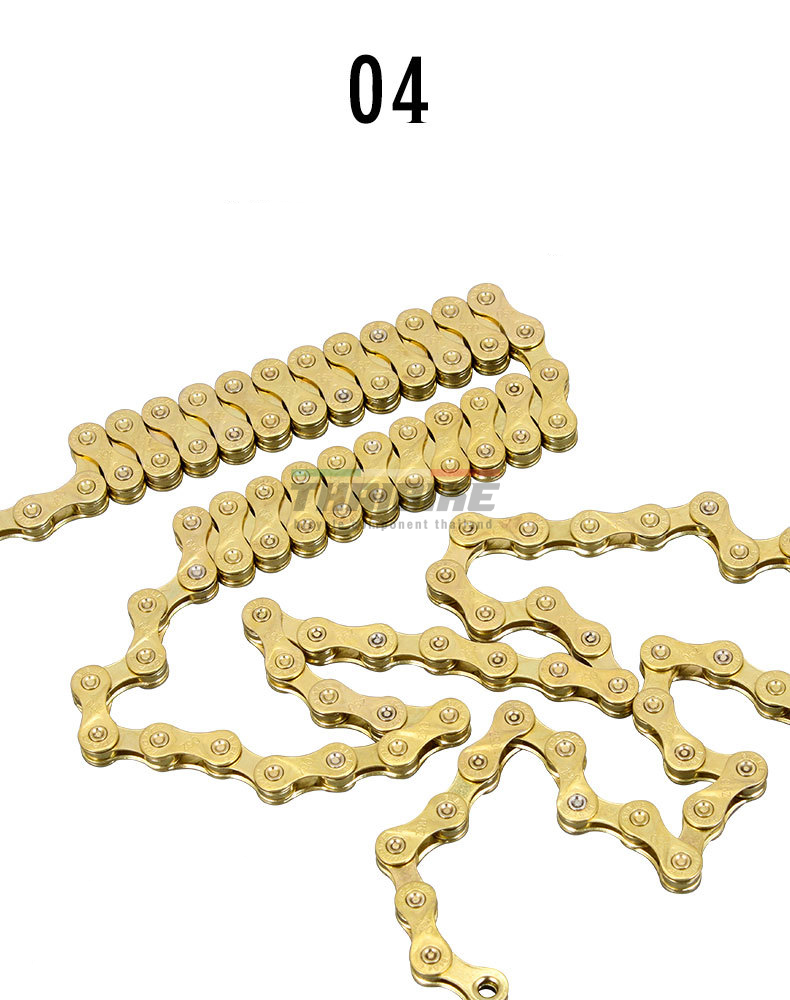 (สีทอง)ของแท้ โซ่จักรยาน TOOPRE Bike Chain Z80(617/8S), Z90(9S), z10 (10), Z11(11) Z12 โซ่เสือหมอบ โซ่เสือภูเขา