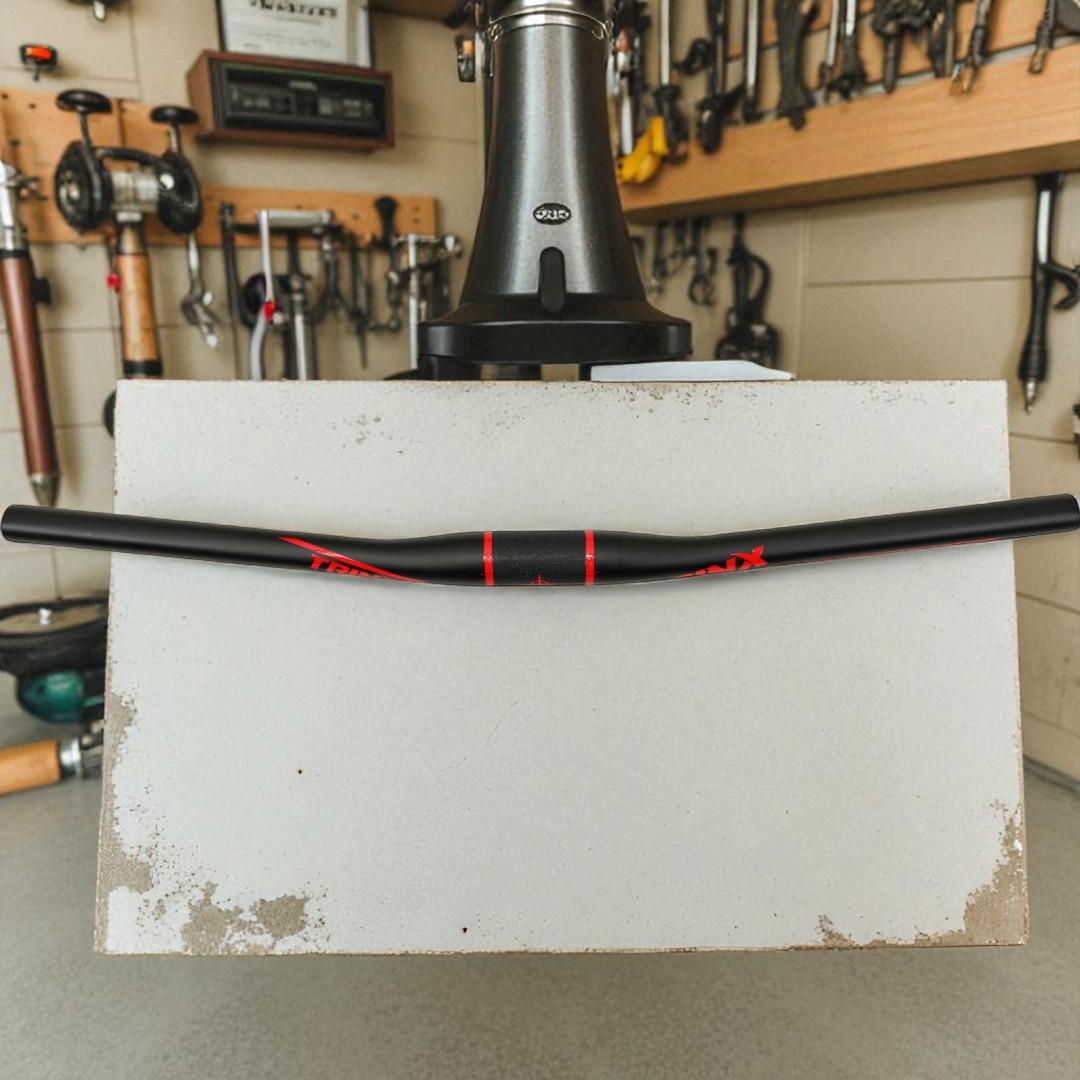 TRINX Carbon Flat Bar — แฮนด์จักรยานเสือภูเขา ไฮบริด คาร์บอน MTB/ไฮบริด ดำด้าน