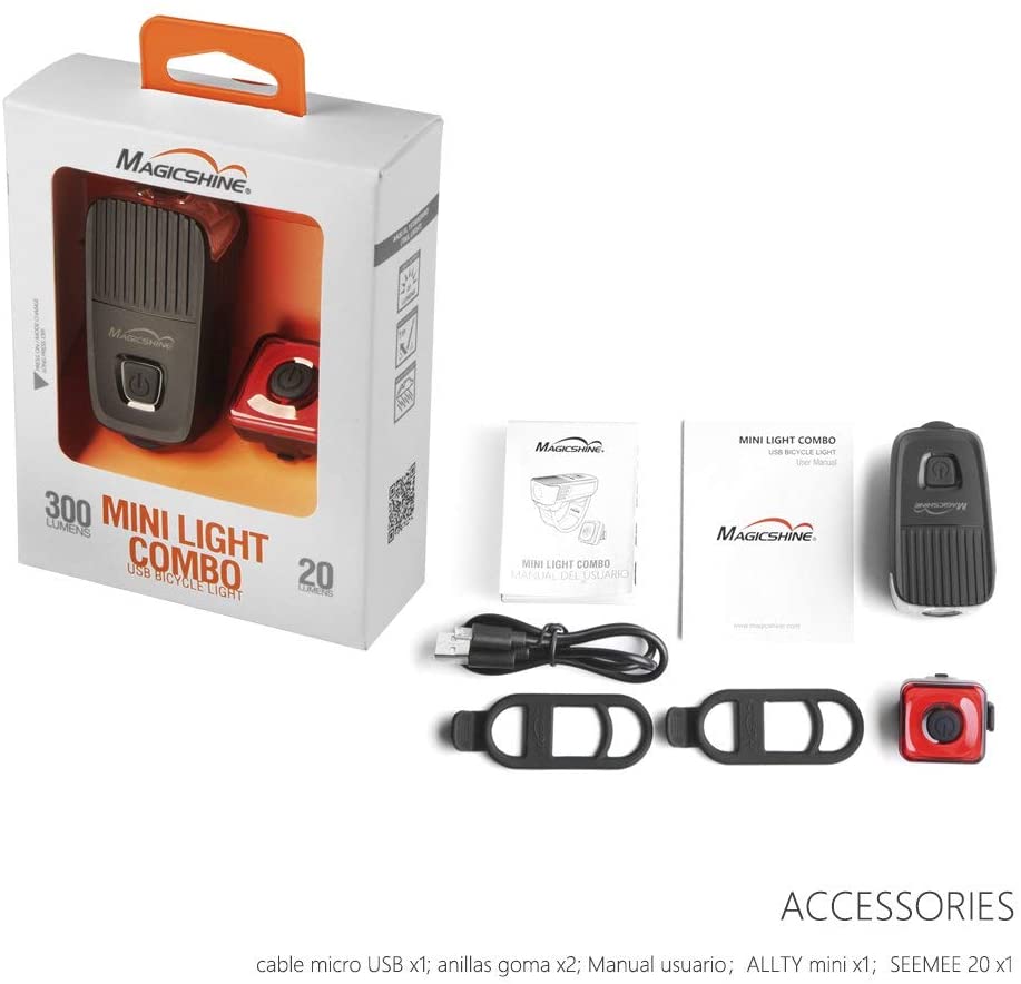 ชุดไฟหน้า ไฟท้ายจักรยาน Magicshine Mini Light Combo SEMEE 20 ALLTY