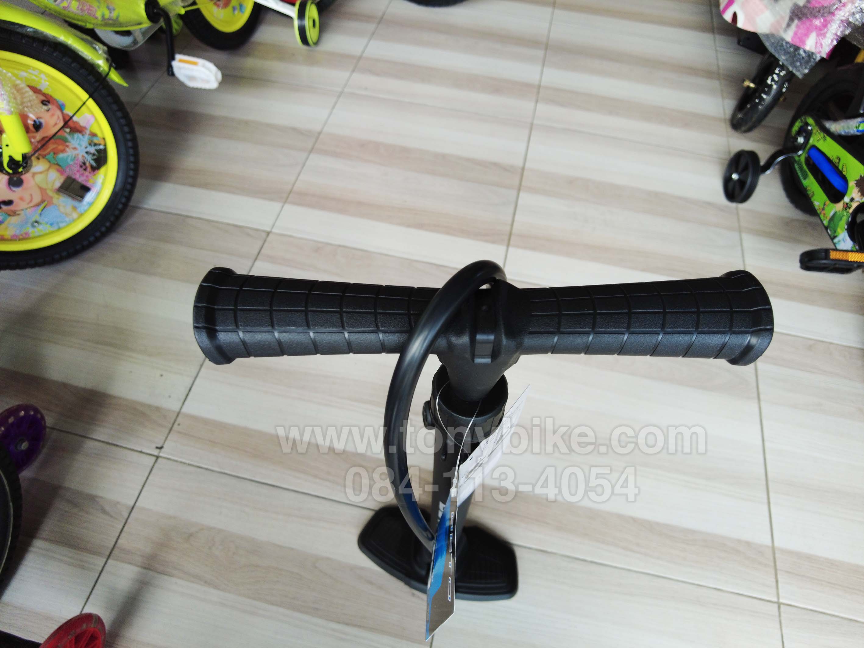 ที่สูบลมจักรยาน รุ่น CMP-114P กระบอกไฟเบอร์ ไม่มีเกจวัดแรงดัน (3 หัวสูบ A/V, F/V, D/V) 160 psi. 11 Bar