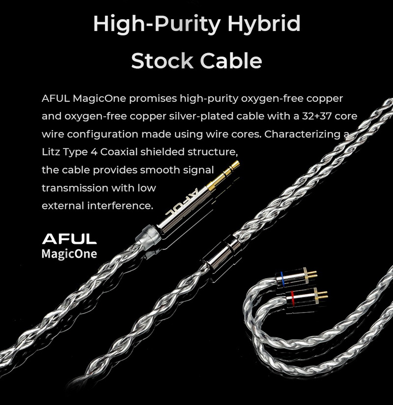 AFUL MagicOne หูฟัง IEMs ไดรเวอร์ Balanced ที่กำหนดเอง ประกันศูนย์ไทย