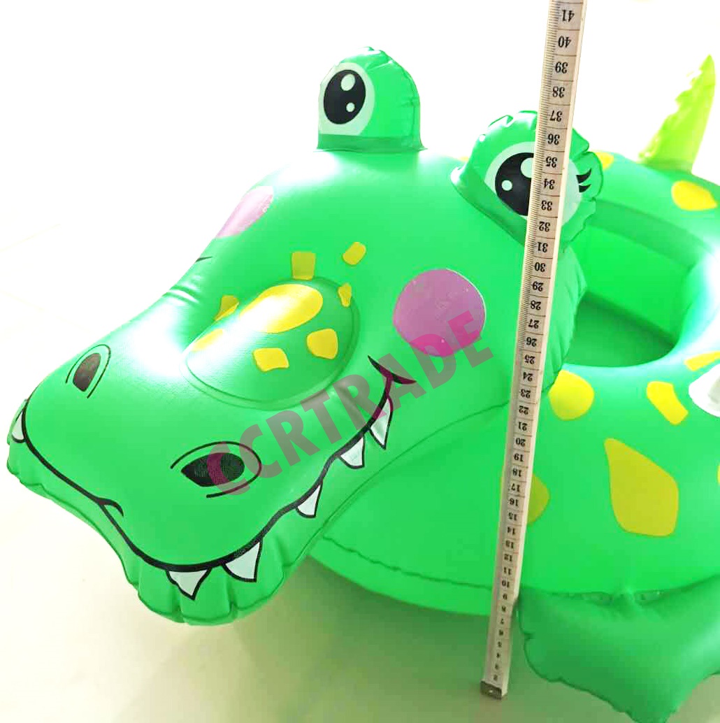 ห่วงสอดขาเป่าลม มีเสียง ลายจระเข้ 46x76 ซม.(1x3)