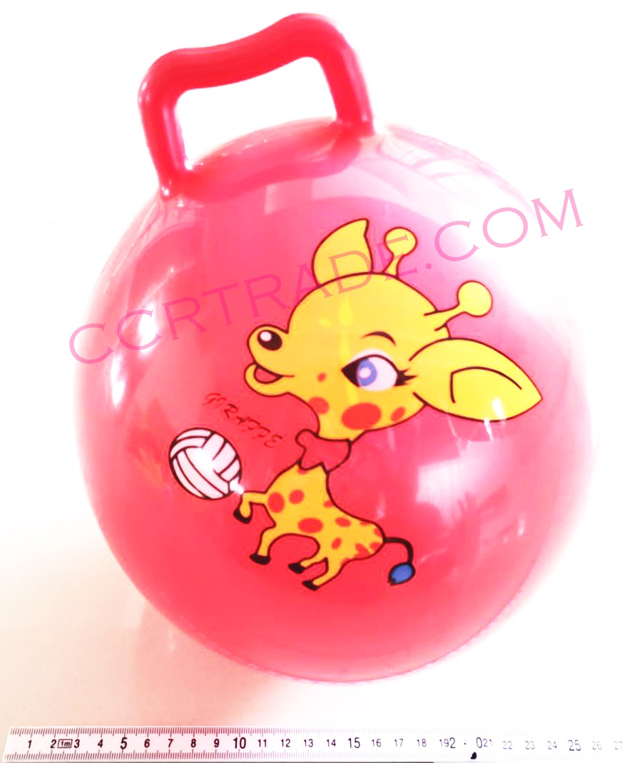 บอลการ์ตูน มีหูคละ(มี มอก.) 24 ซม.