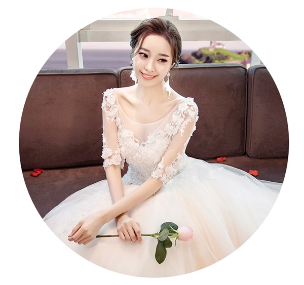 BR358 **พรีออเดอร์**ชุดแต่งงาน&ชุดเจ้าสาวแนวเรียบหรู สีขาวเกรดพรีเมี่ยม น่ารัก สวยโดดเด่นไม่ซ้ำใคร