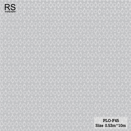 วอลเปเปอร์ ลายโมเดิร์นดอกจิกเล็ก สีเทา PLO-F45