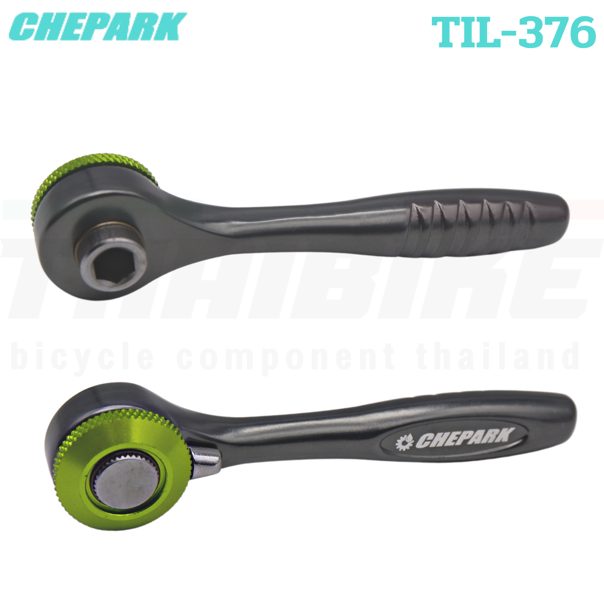 เครื่องมือซ่อมจักรยาน พกพาสะดวกแบบฟรีปรับได้ พร้อมหัว CHEPARK TIL-379 TIL-376