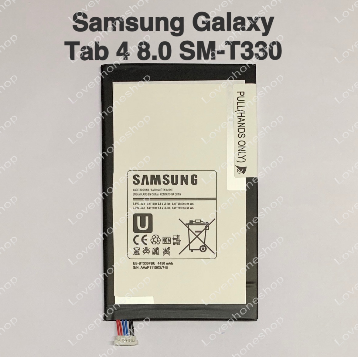 แบตเตอรี่ แท้ Samsung Galaxy Tab 4 8.0 (SM-T330,SM-T331) - 4450 mAh (ส่งฟรี)