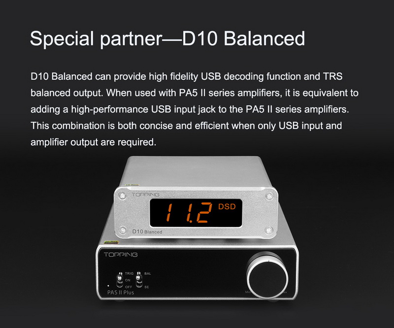 ขาย Topping PA5ii แอมป์ตั้งโต๊ะ Class D โครงสร้าง Fully Balanced ประกันศูนย์ไทย