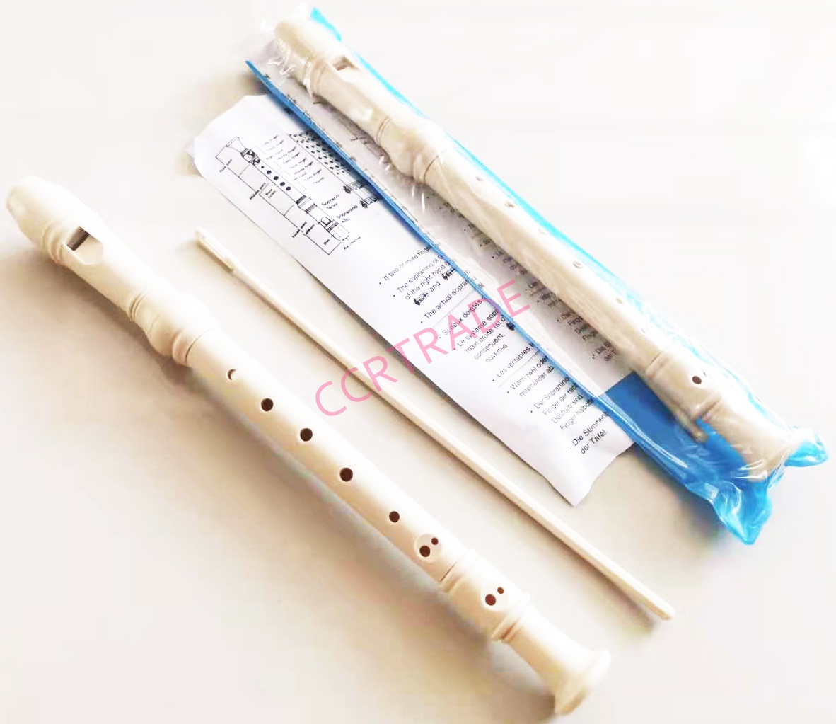 ขลุ่ยรีคอร์เดอร์+ก้านทำความสะอาดซอง 35.5 ซม.(1x3)
