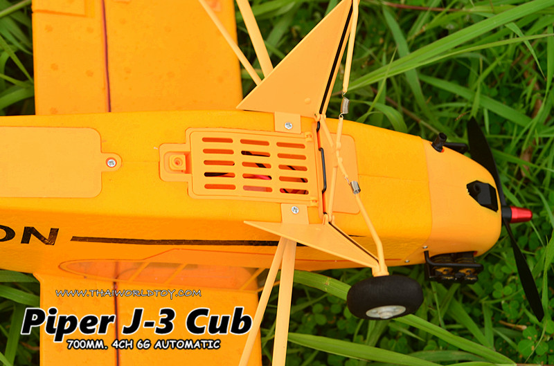 PIPER J-3 CUB Rc Scale 700MM. 4CH Brushless Motor