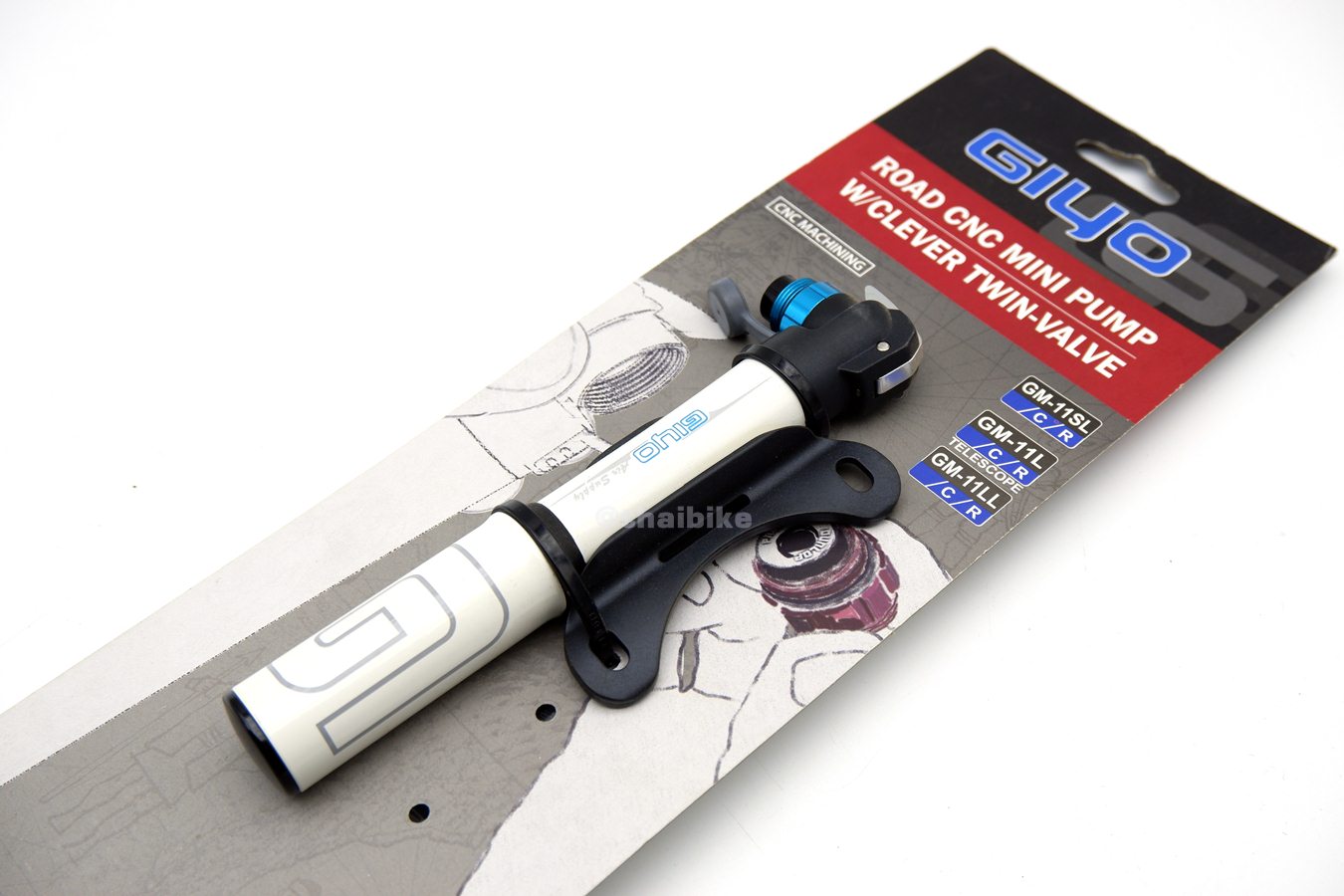 สูบจักรยานแบบพกพา GIYO GM-11SL