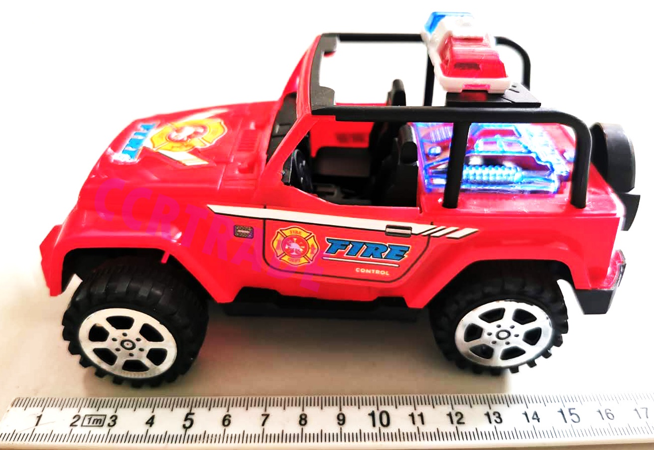 รถจิ๊บดับเพลิงสีสด มีลาน 16.5 ซม.