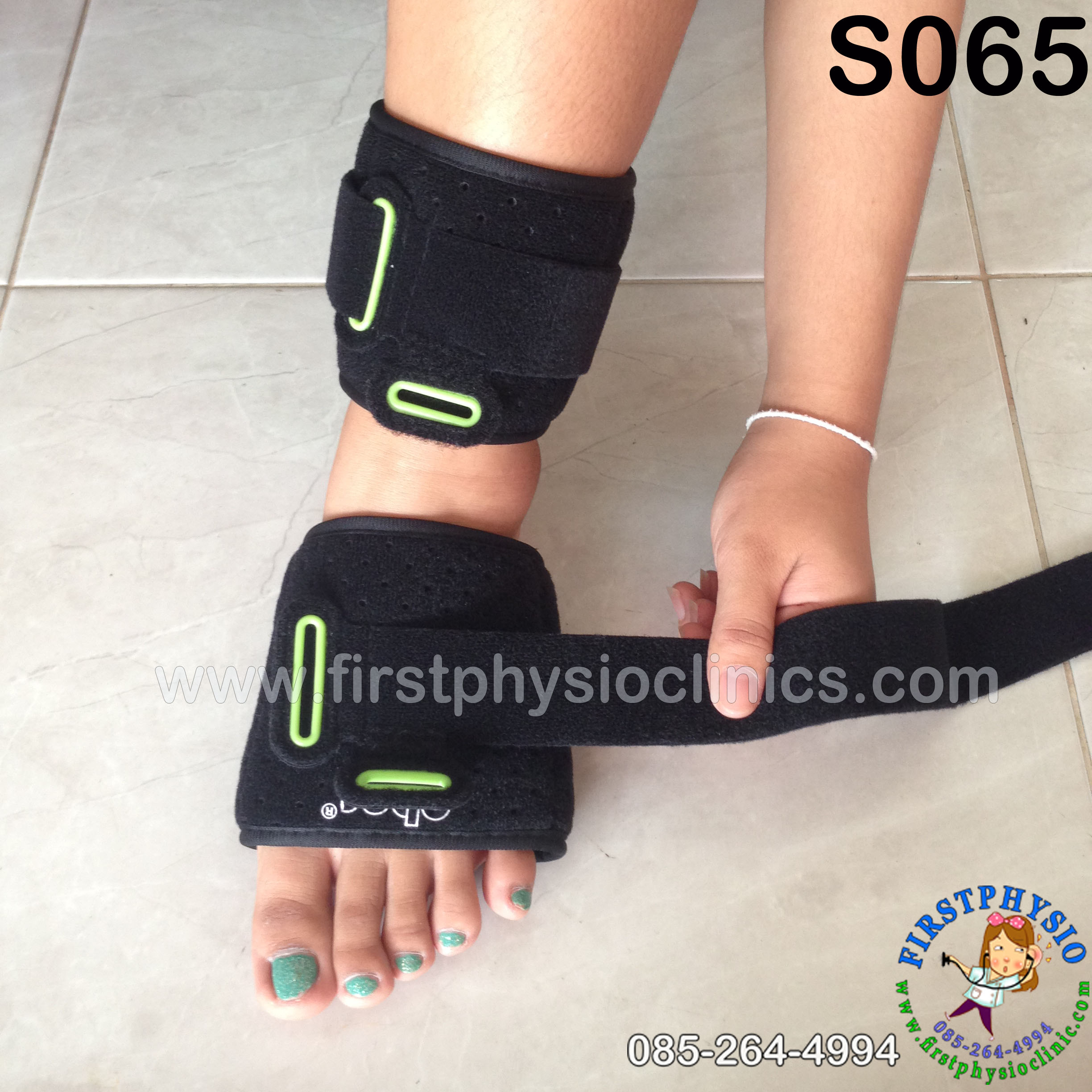 สายรัดกระดกเท้า (Foot up)/อุปกรณ์กันปลายเท้าตก/เท้าแกว่ง/สายรัดพยุงข้อเท้า/สายรัดพยุงปลายเท้า/ที่ประคองปลายเท้า