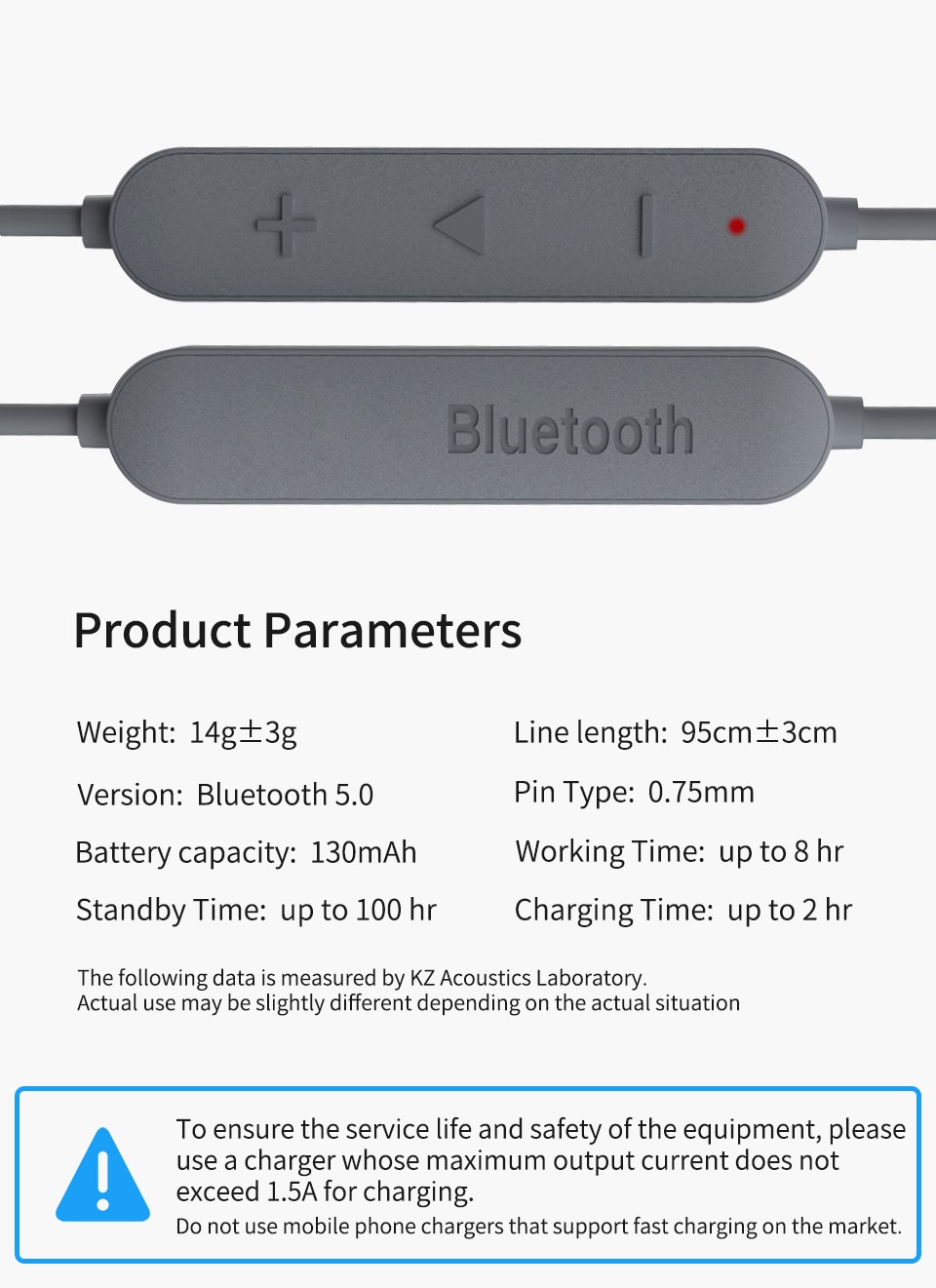 ขาย KZ Bluetooth Extra APTX HD ชิป CSR8675 รองรับบลูทูธ 5.0