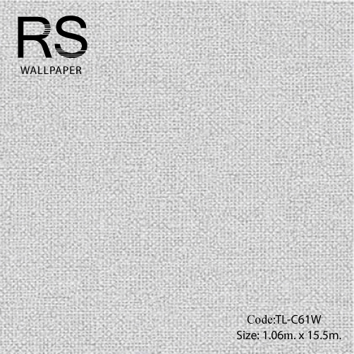 วอลเปเปอร์เทกเจอร์ผ้าพื้นสีเทาอมฟ้าอ่อน TL-C61W