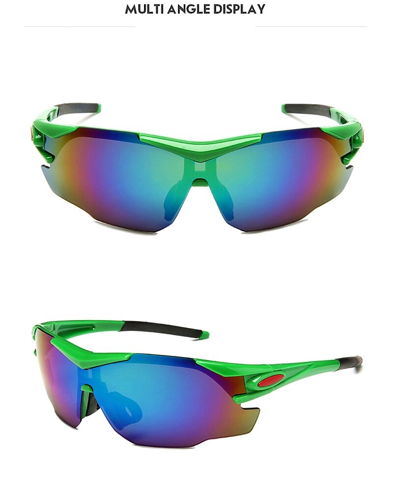 แว่นตาปั่นจักรยาน กันแดด กันลม ROBESBON รุ่น 7106