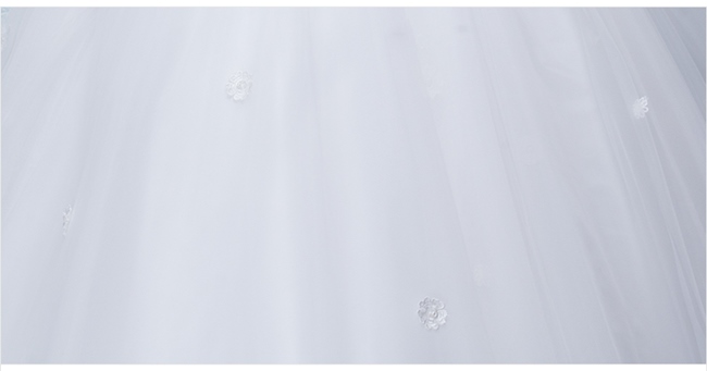 BR128 **พรีออเดอร์**ชุดแต่งงาน&ชุดเจ้าสาวแบบยาวสีขาวเกรดพรีเมี่ยม เปิดไหล่ มีแขน หรูหราน่ารัก สวยโดดเด่นไม่ซ้ำใคร