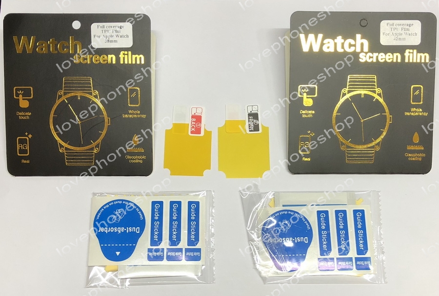ถูกที่สุด ของแท้ ฟิล์มกันรอยTPU (เต็มหน้าจอ) สำหรับ Apple Watch 38mm. (รองรับ Series1/2/3) ส่งฟรี!!!