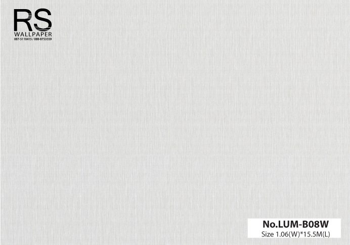 วอลเปเปอร์ สีพื้นเงินอมเทา มีกลิตเตอร์หรู No.LUM-B08W