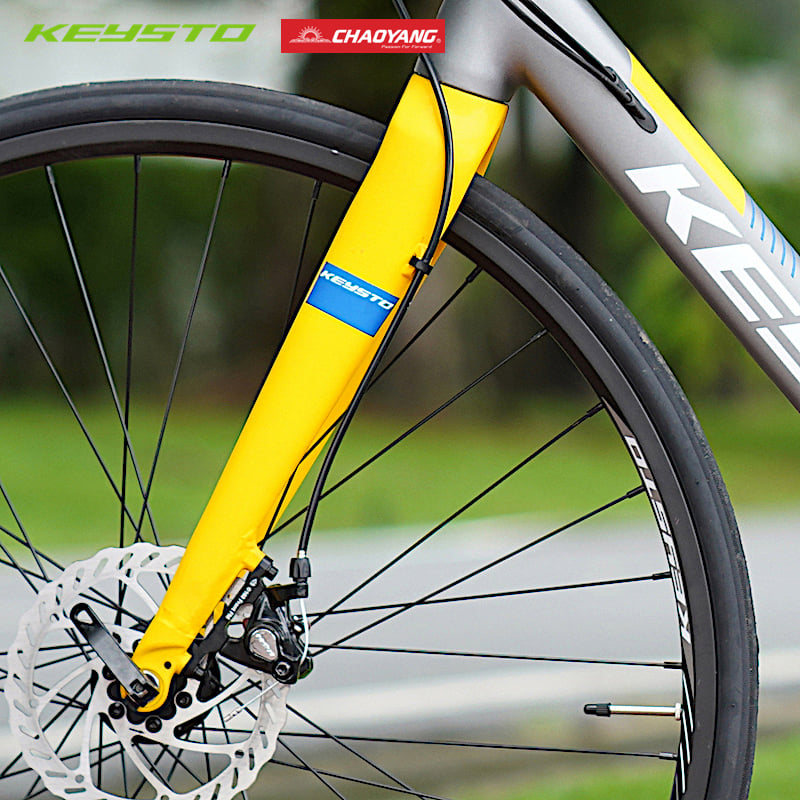 KEYSTO RA890 เสือหมอบดิสเบรก เฟรมอลูมิเนียมซ่อนสายลบรอยเชื่อม 18 สปีด