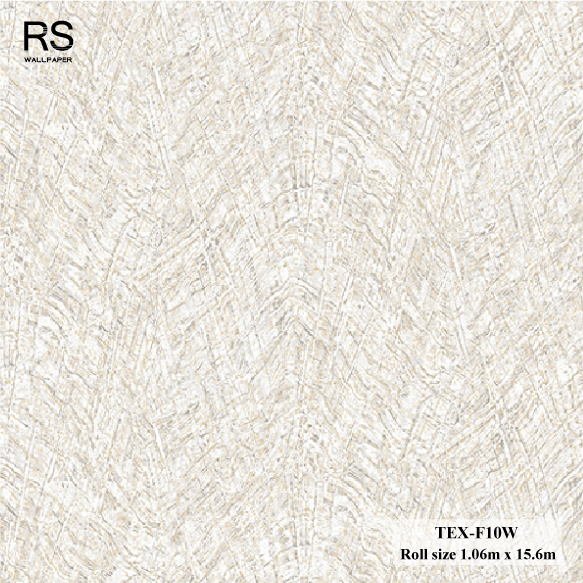 วอลเปเปอร์ ลายหินอ่อน สีขาวปนสีเทาอ่อนและสีทอง TEX-F10W