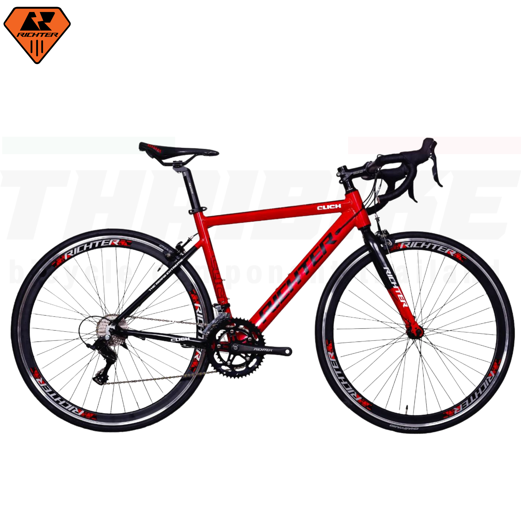 จักรยานเสือหมอบมือตบ RICHTER CLICK อลูมิเนียม 18 เกียร์ แบบมือตบ