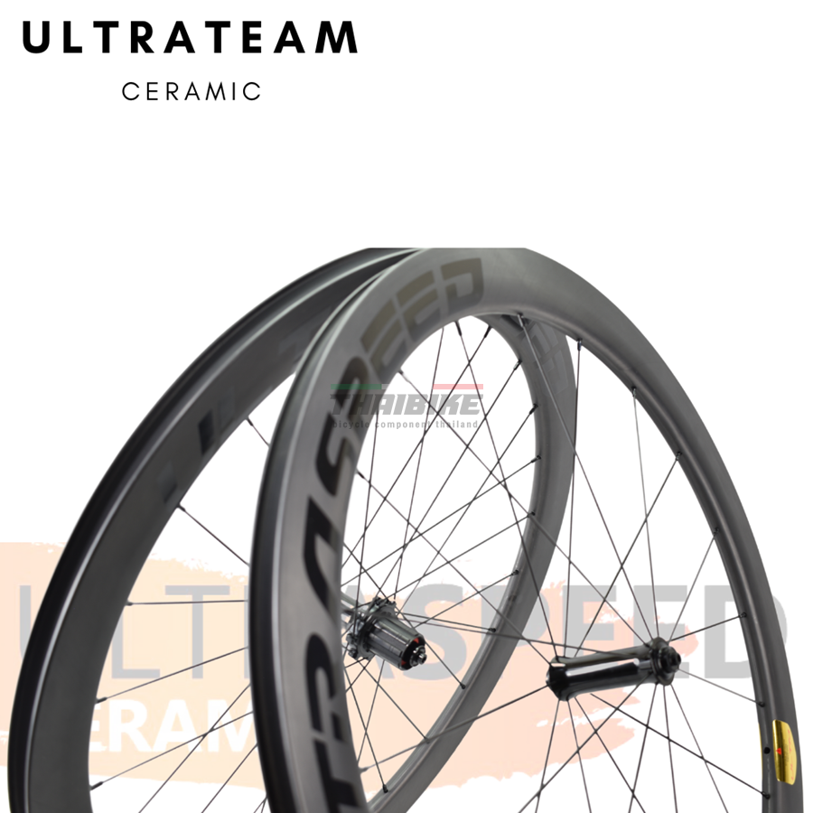 ล้อจักรยานเสือหมอบคาร์บอนเซรามิค Ultrateam ultraspeed (ceramic) 50/50 60/60 60/88