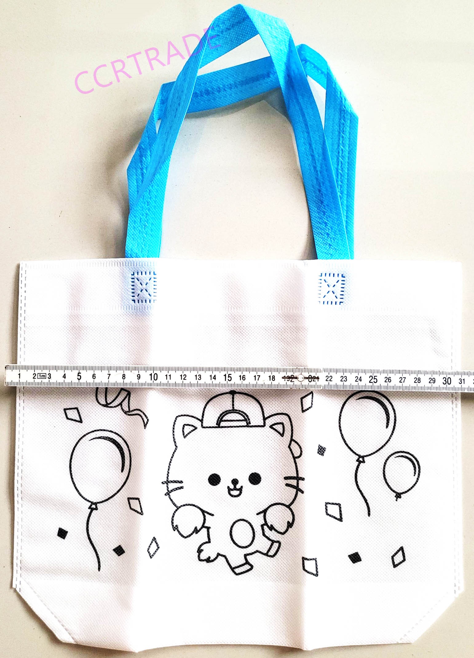 กระเป๋าระบายสี+เมจิกล่องเกาหลี 31 ซม.(1x16)