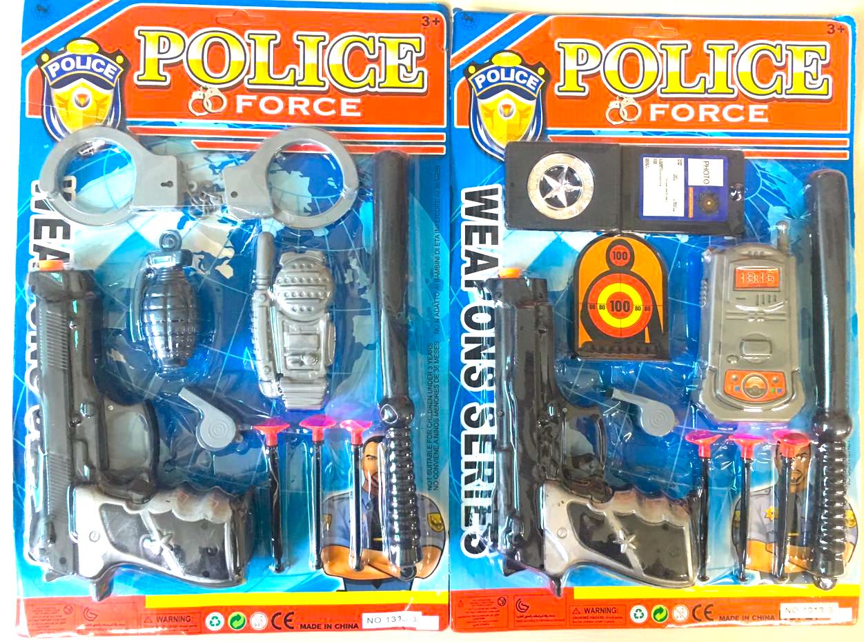 ปืนตำรวจ+อุปกรณ์แผง 43 ซม. (1x3)