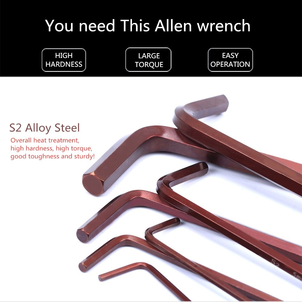 เครื่องมือหกเหลี่ยมสำหรับซ่อมและประกอบจักรยาน KENWAY HEXKEY