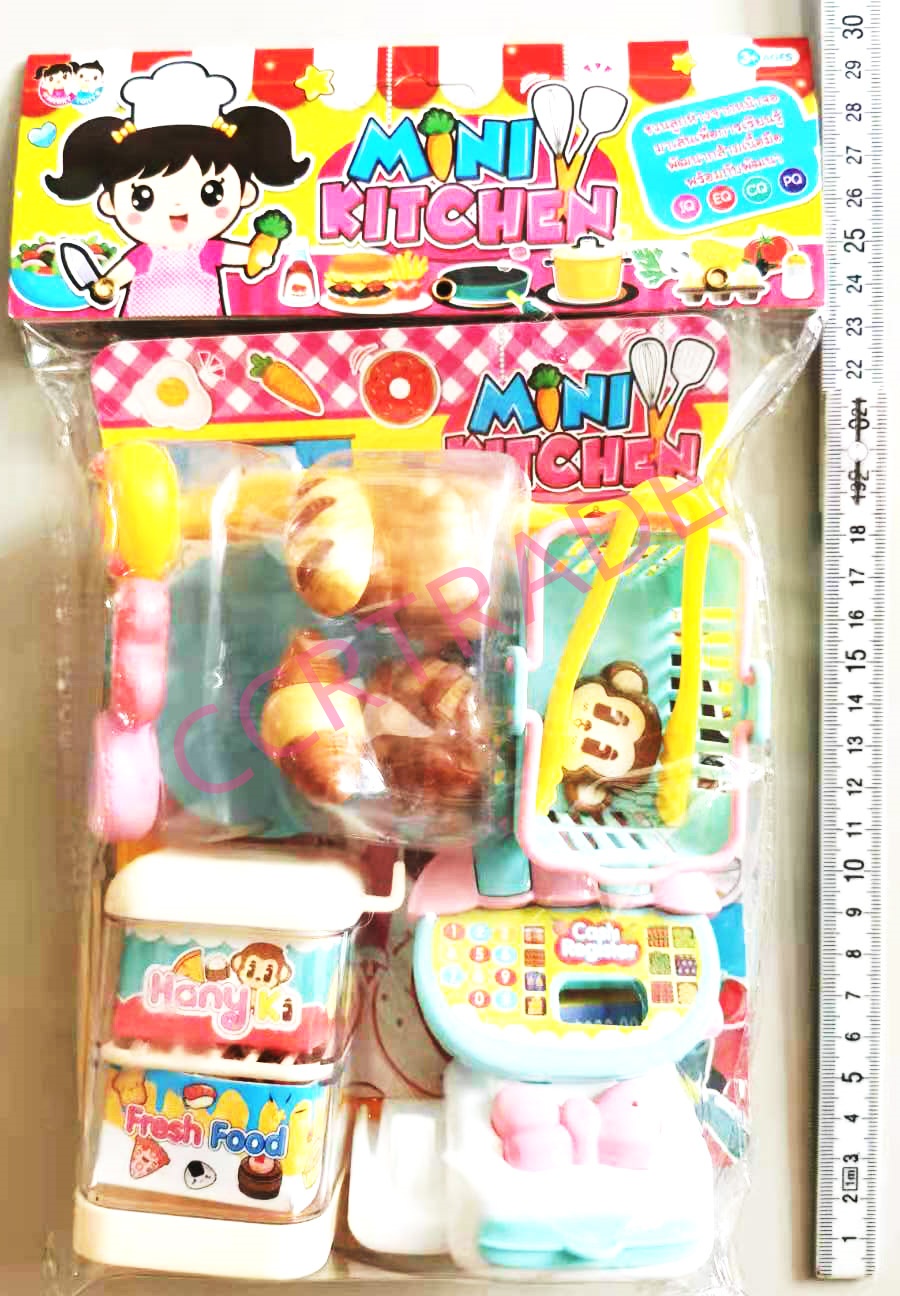 เซ็ทร้านอาหาร+แคชเชียร์ถุง PVC 19x30 ซม.(1x3)