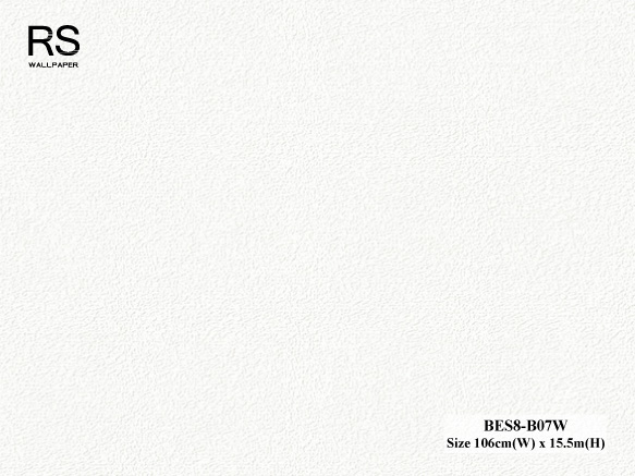 วอลเปเปอร์สีขาวอมครีม BES8-B07W